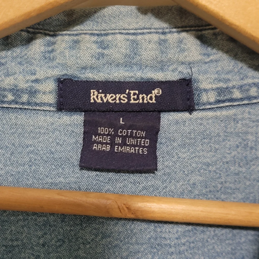Rivers End Jean Shirt, DEADWOOD, SD, Kevin Costner, Midnight Star - Picture 5 of 5